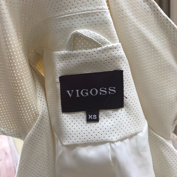 Vigors Perforated Faux Leather Jacket - Picture 7 of 7